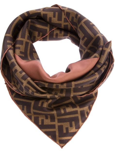 fendi silk scarf women's|fendi silk scarf for sale.